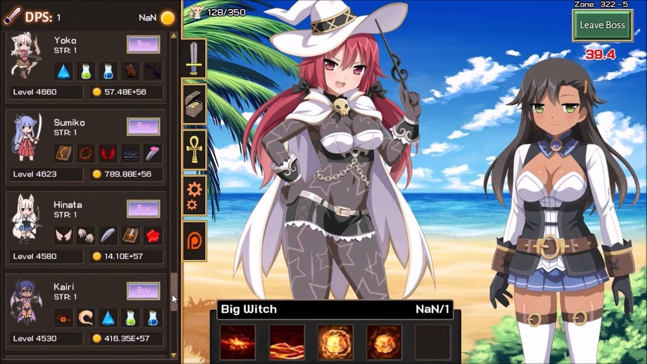 Cùng tiêu diệt quái vật trong hình hài gái xinh cùng game người lớn Sakura Clicker  