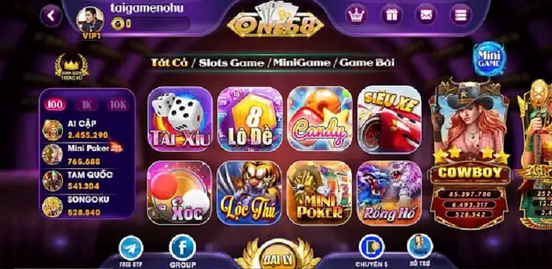 One68 club - Chơi đánh bài hay số dzách